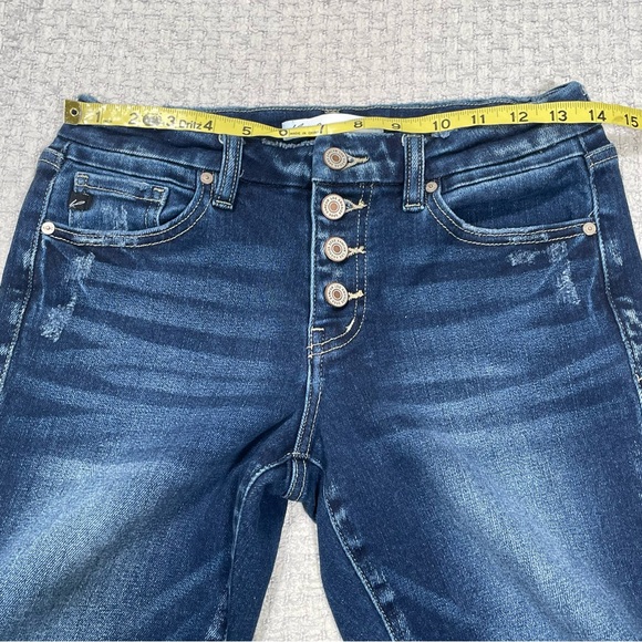 Women’s KanCan #165915 Button Fly Rolled Hem Denim Jeans Size 25 - Picture 8 of 11